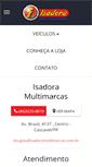 Mobile Screenshot of isadoramultimarcas.com.br